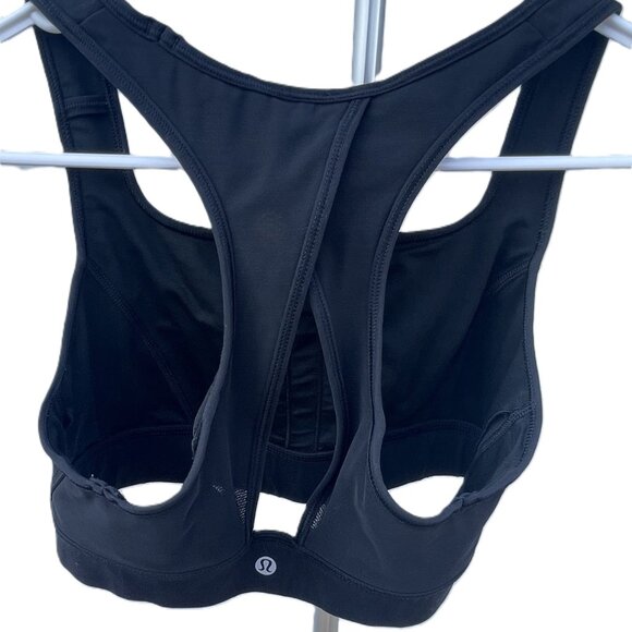 Lululemon Black Sports Bra Size 8 - Picture 6 of 11